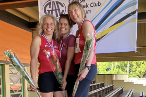 Monica 2e , Marlou 3e 400m